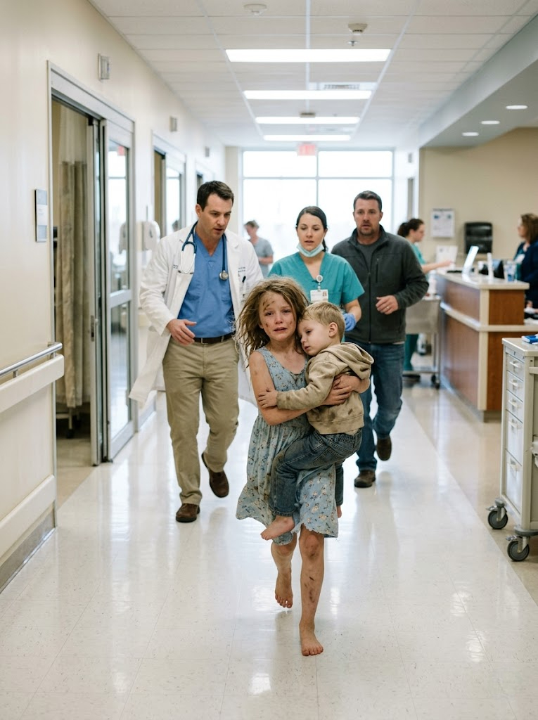 I carried a dy!ng child to a luxury hospital, but his father pointed me out as a cr!minal and ordered, “Take her away,” never imagining that the real culprit was standing right beside him, feigning tears, wearing high heels, expensive perfume, and with a lie ready to destroy me