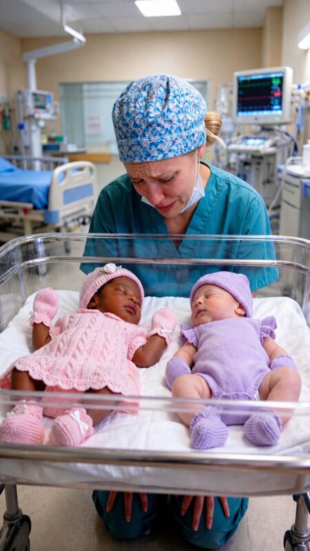 When a nurse carefully placed a healthy newborn beside her struggling twin… no one in the room expected what would happen next.