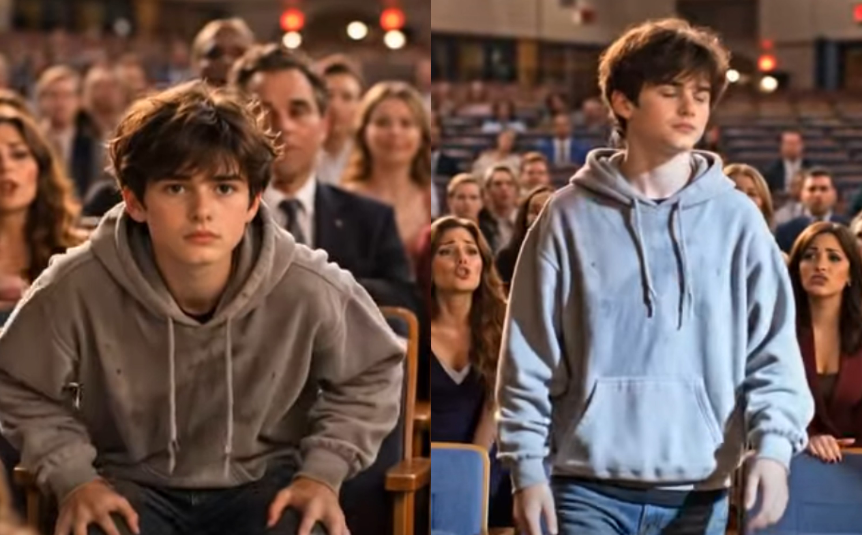 He was stopped at the stage… not for what he achieved, but for what he wore.