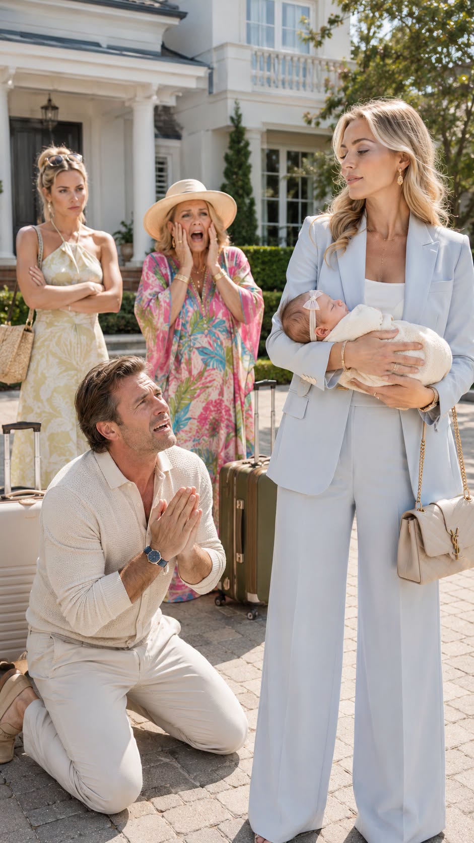 Three Days After Giving Birth, I Returned Home To Find My Husband Had Changed The Passcode And Gone On Vacation With His Family — He Believed He Had Shut Me Out, But He Never Guessed I Was The Only One Who Truly Owned The House