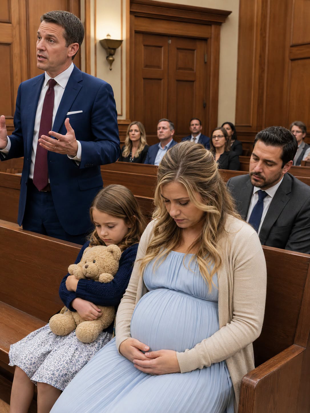Part 2 : A Pregnant Wife Asked the Judge for a Divorce and Gave Everything to Her Husband While His Mistress Smiled, but the Courtroom Fell Silent When the Judge Brought in a Little Girl Who Had Exposed What Her Father and the “Cruel Lady” Had Done