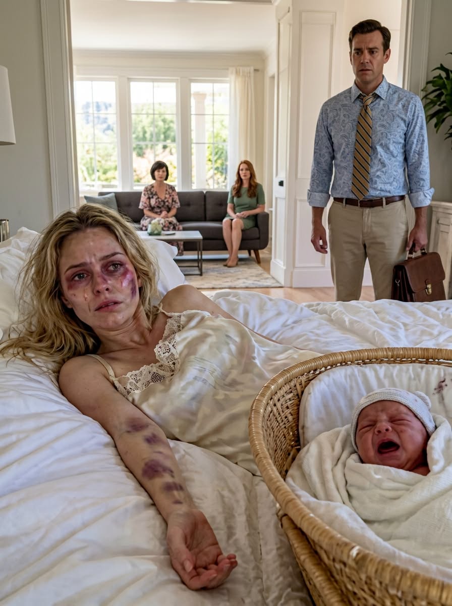 Part 2 : I Came Home from a Business Trip and Found My Wife and Newborn Struggling to Survive While My Mother Called Her “Lazy” — But a Hospital Doctor Saw the Bruises Around Her Wrists and Insisted the Police Be Called