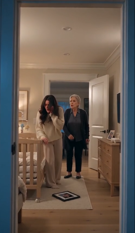A cruel stepmother slapped her daughter-in-law next to the baby's crib… what happened next left everyone speechless.