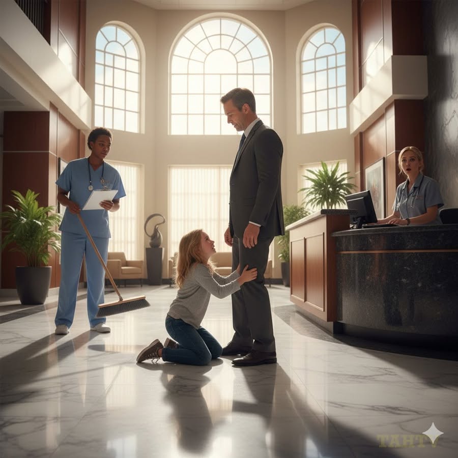 7-Year-Old Girl Begs a Rich Man for Help, Not Knowing He’s the Father She’s Never Met..