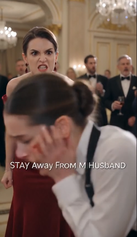A furious socialite slapped a young waitress in front of the whole banquet, screaming at her for "trying to steal her husband." She felt completely justified—until the sobbing girl dropped an old, faded photograph onto the marble floor, the husband looked down at it, and...