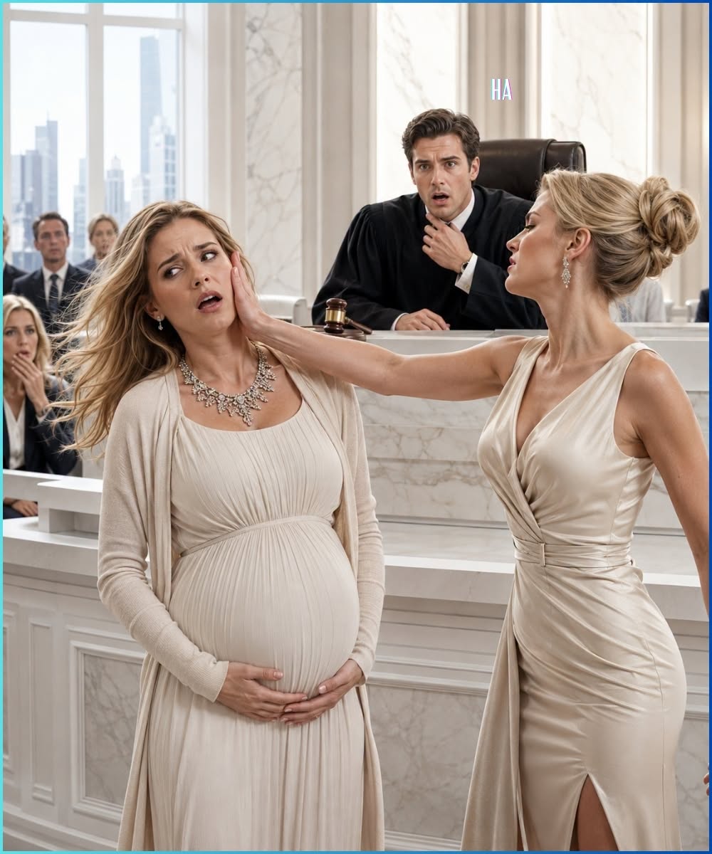 Part 2: His Mistress Slapped His Pregnant Wife in Court and the Billionaire Judge Froze When He Saw the Necklace Around Her Neck