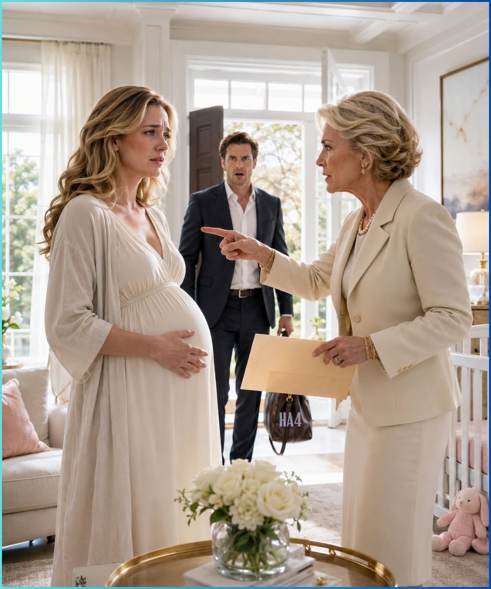 My husband came home early and heard his mother trying to erase me before our baby was born