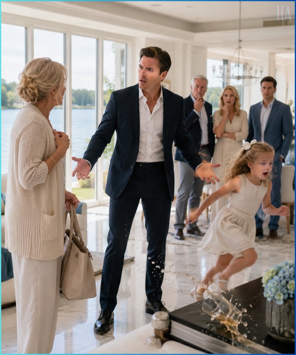 PART 2: My Billionaire Son Asked Why I Wasn’t Living in the Lake House He Bought Me—Then My Daughter Knocked Over Her Glass and Ran