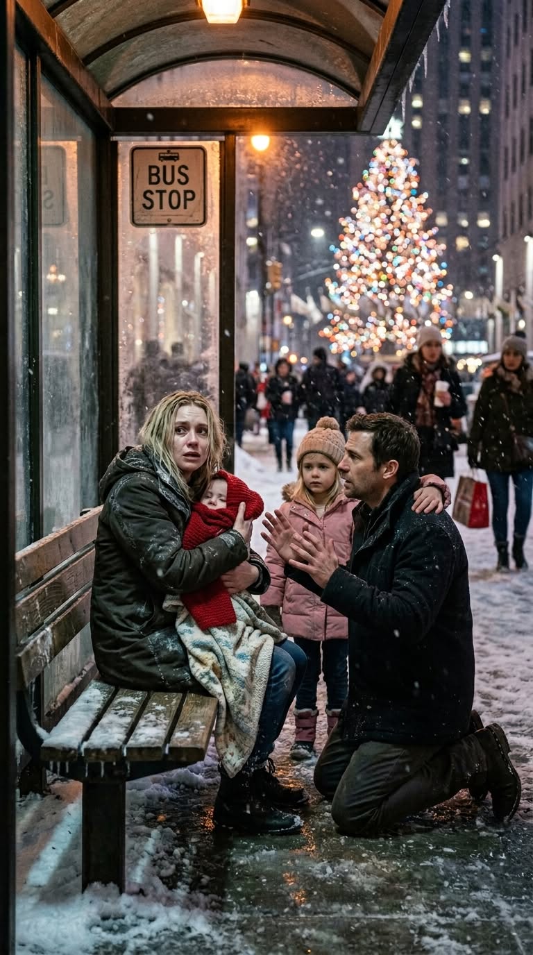 He thought he was only giving a freezing baby his daughter's red scarf—never imagining that one small decision would become the moment no one there would ever forget.
