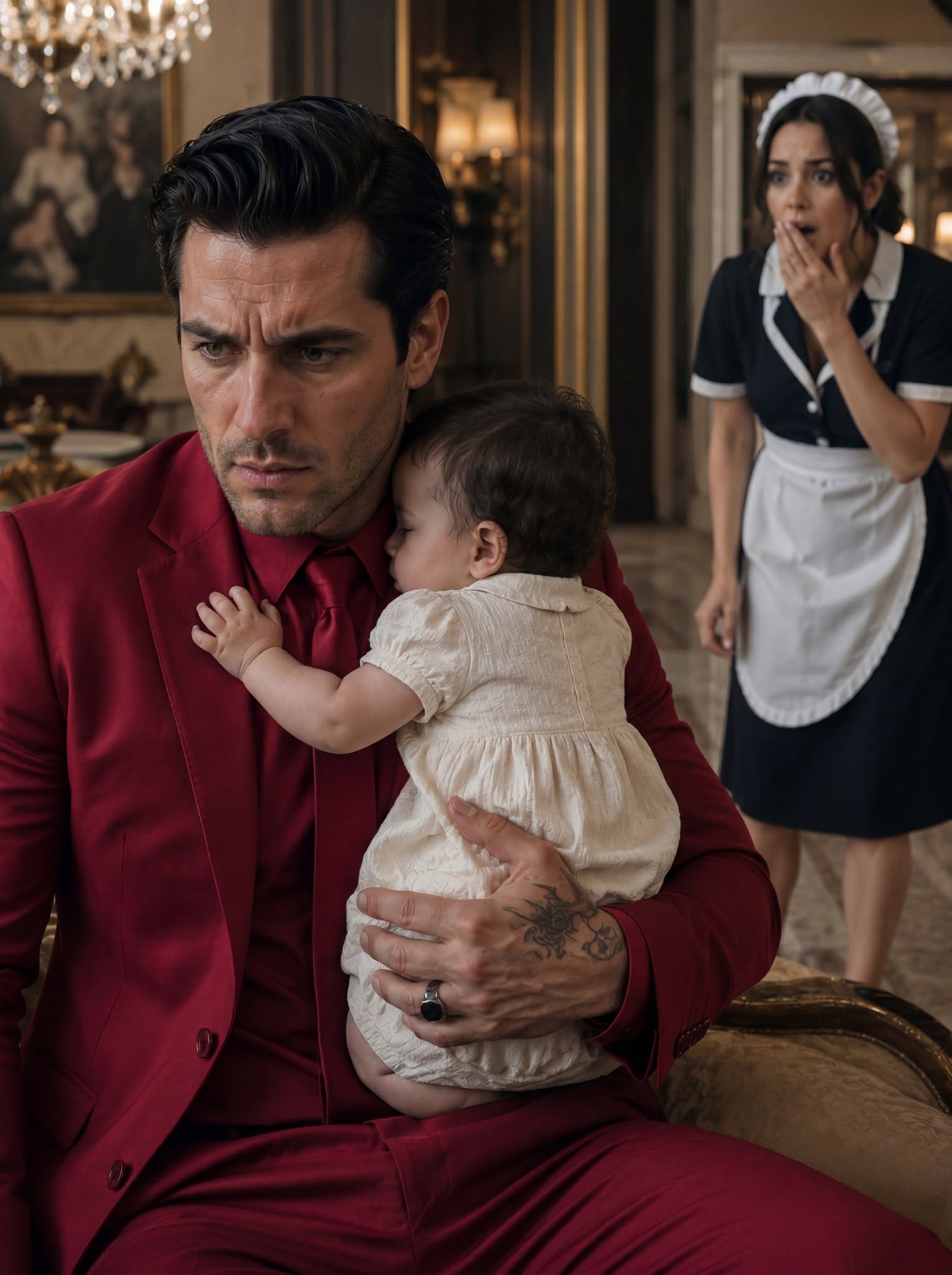 The Mafia Boss Went Still When The Maid's Baby Clung To Him — Then The Blood Test Exposed A Secret That Could Burn Chicago To The Ground