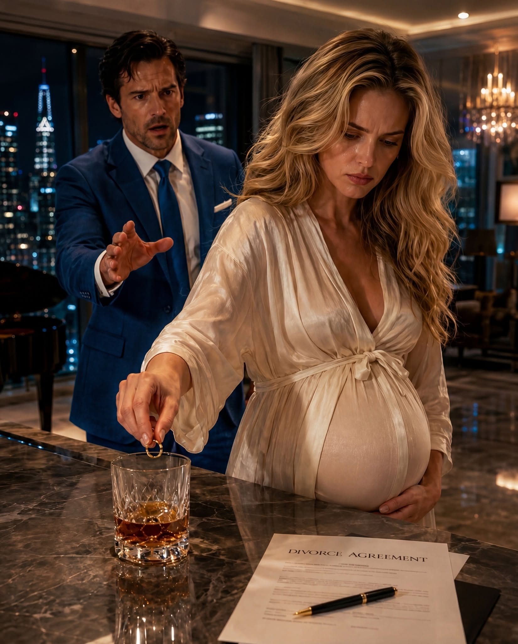 The Billionaire Returned From His Mistress’s Bed - Then His Pregnant Wife Tossed His Ring Into His Drink