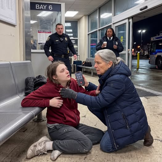 2"I never told my arrogant son-in-law that I was a retired federal prosecutor. At 5:00 AM on Thanksgiving Day, he called me and said, “Come pick up your daughter at the bus terminal.” When I arrived, I found her shivering on a bench in the cold, shaking, weak, and barely able to speak. “Mom,” she whispered, “they hurt me... so his mistress could take my place at the table.” While they carved their Thanksgiving turkey and laughed with their guests, I opened the old lockbox, took out my badge, and made the call that would bring their whole dining room to a halt.