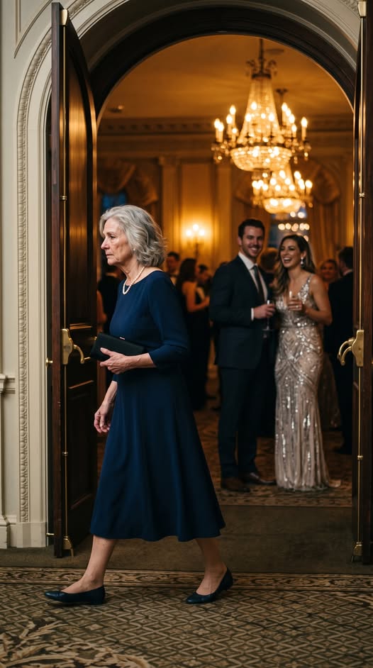 "At my son’s engagement party, his fiancée mocked me in front of a room full of strangers. When I asked him to defend me, he shouted, “You’re embarrassing me. Please leave.” She stood beside him with a satisfied smile as I walked out alone. The next morning, he called demanding $500,000 from the family trust—and I whispered four words that ended everything they had planned.
