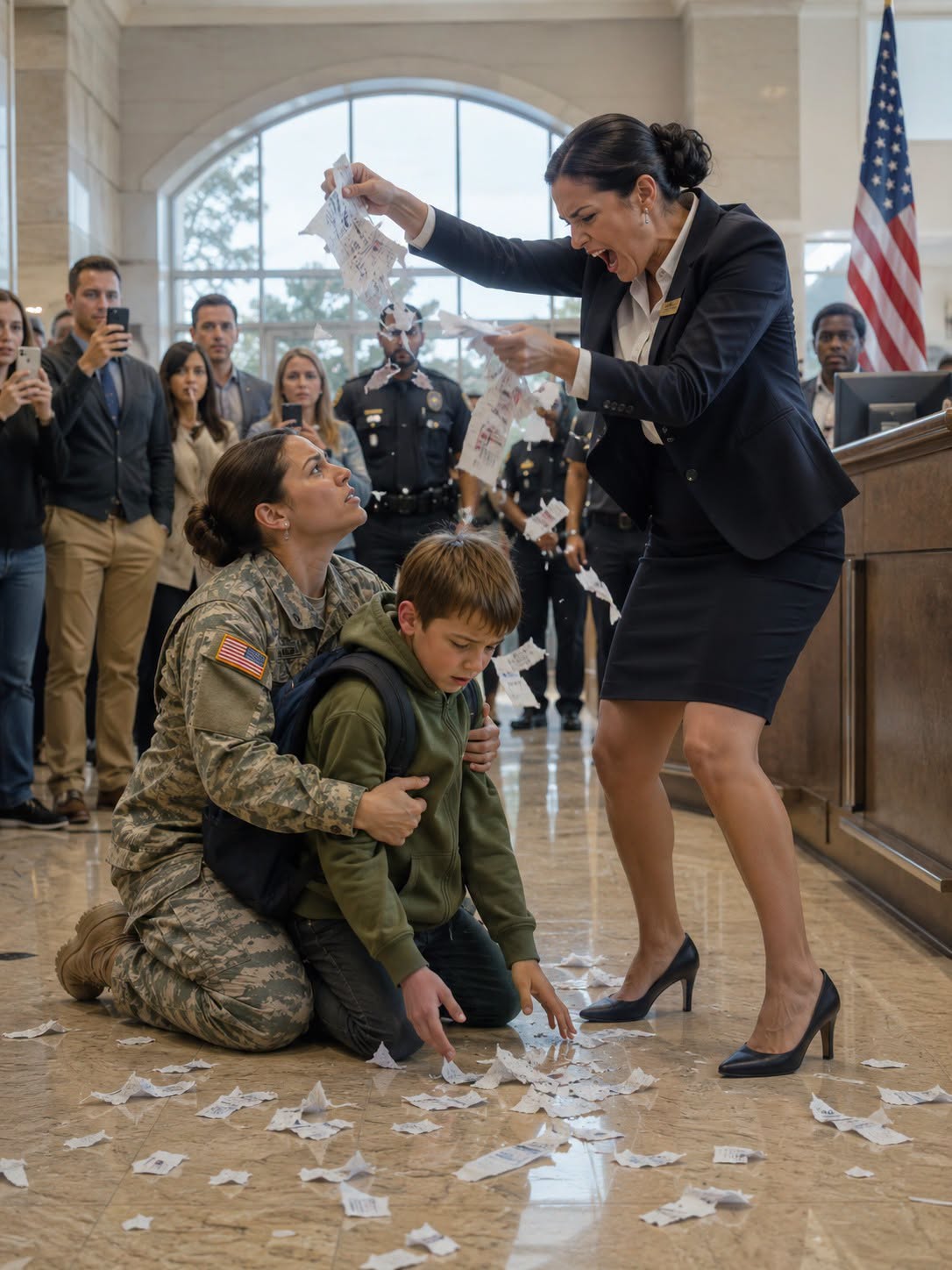 My sister tore up a $5 million government check in front of my eight-year-old son and called me a fraud, so I kept my hands still, protected the documents she refused to verify, and waited—because the bank’s chairman was already walking toward the lobby with a contract only I had the authority to sign.
