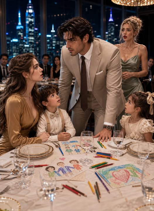 My billionaire ex-husband divorced me after convincing himself I was the reason we couldn't have children. Years later, Luca Moretti walked into one of Chicago's most exclusive restaurants with his new wife and saw me sitting across the room with twin children. The moment he looked into their faces, the man who could negotiate billion-dollar deals without blinking froze, because both children had his unmistakable eyes.