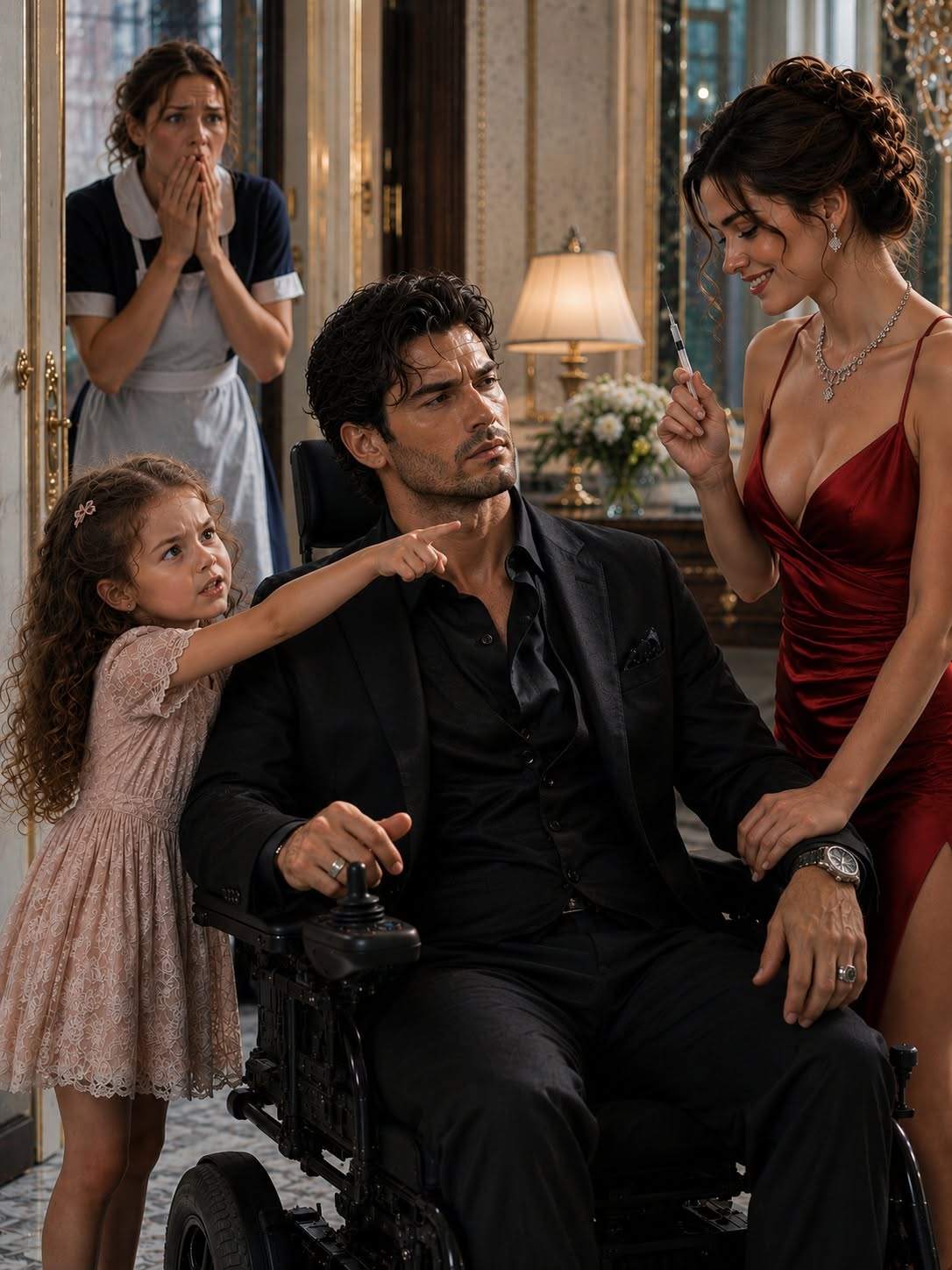 For 12 years, Luca Costello ruled his empire from a wheelchair, convinced his body had failed him forever. But when a poor maid’s daughter entered his estate and saw what everyone else ignored, she led him toward a shocking discovery: his paralysis was never an accident.