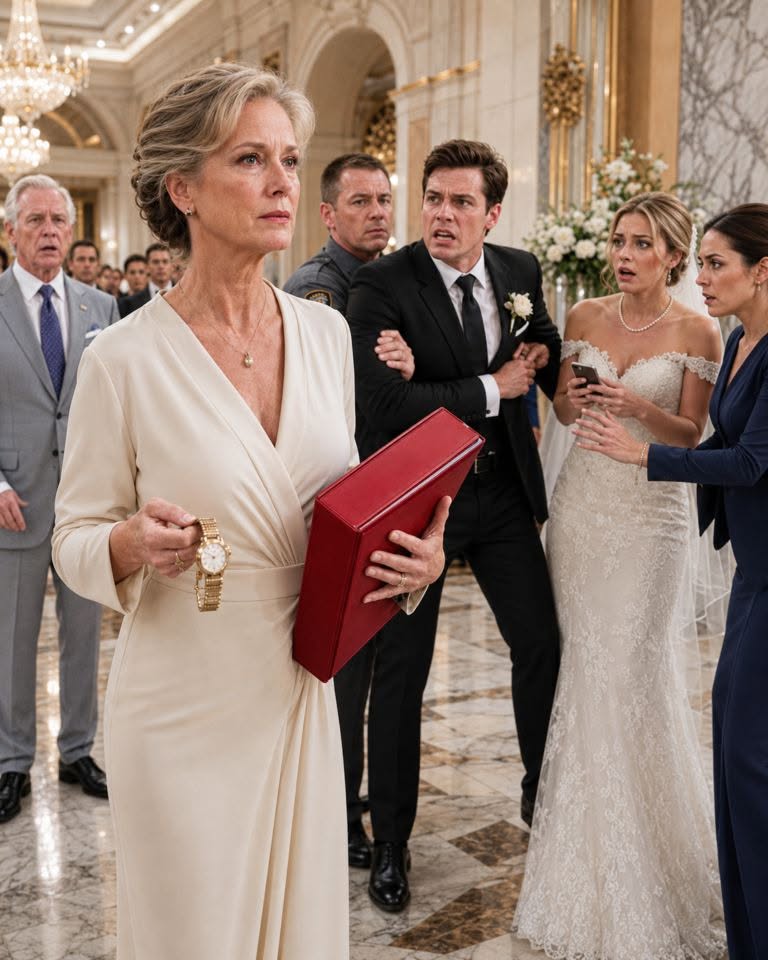"I showed up at my son's wedding. He blocked the church door and said — ""you weren't invited, mom."" I didn't scream. I didn't beg. I just said 7 words — okay. But check your phone later, sweetheart.