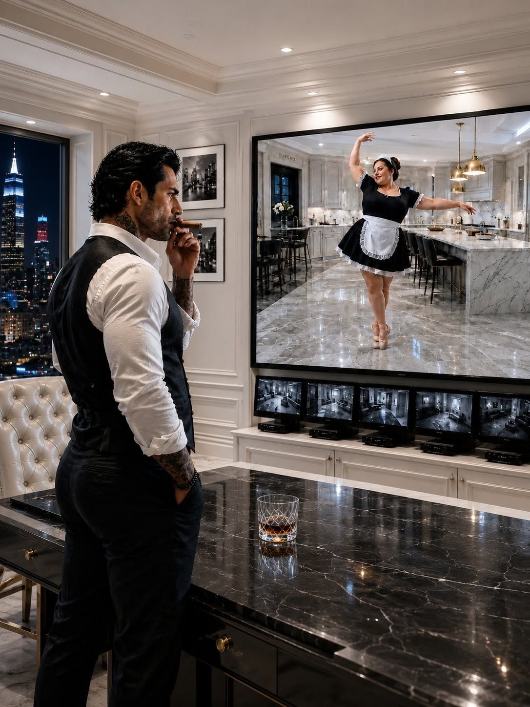 THE MAFIA BOSS FOUND HIS CURVY NANNY DANCING ALONE AT MIDNIGHT—THEN HIS ENEMIES TOOK HER AND HIS SON, AND HE TOLD NEW YORK, “SHE IS NOT THE HELP, SHE IS MY QUEEN”