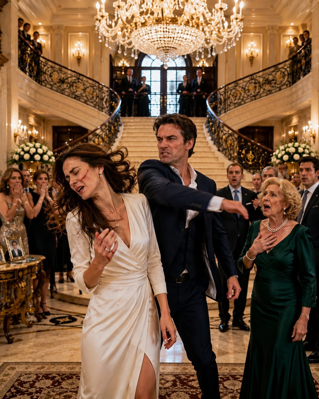 My husband slapped me so hard that my wedding ring cut into my hand, then threw me out of a mansion I had secretly paid for. As his mother smiled like she'd finally destroyed me, neither of them realized I had already left something waiting with my lawyer that could ruin them both.