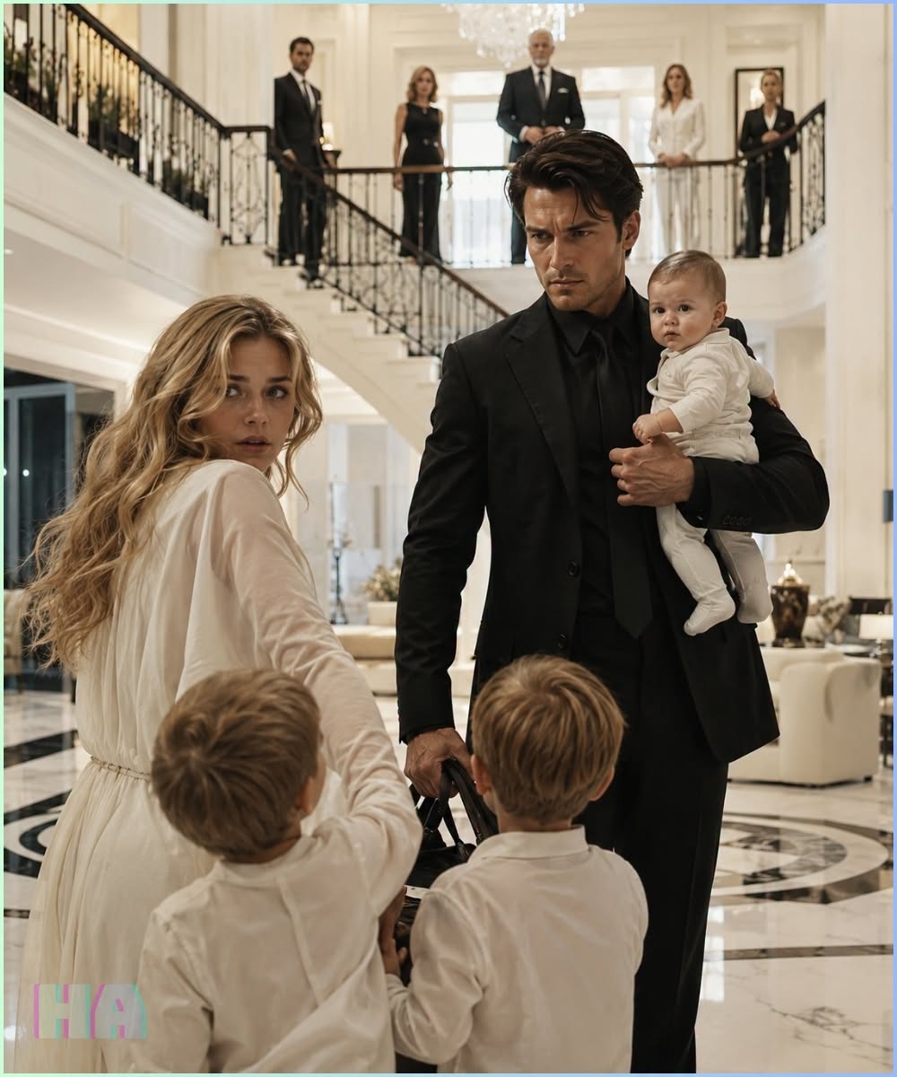 After the Divorce, the Billionaire Mafia Boss Hunted Down the Woman Who Fled With His Baby Until Three Little Faces Exposed the Secret His Own Family Buried