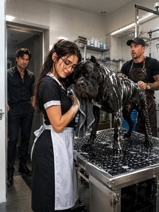 I dumped four gallons of soapy water over the most feared dog in Chicago, and everyone on Matteo Moretti’s estate expected me to leave in an ambulance. Instead, Bruno—the 150-pound Cane Corso who had put a professional groomer in the hospital—followed me home. That accident pulled me into the orbit of a man people were afraid to name out loud. Matteo gave orders. I gave his dog choices. Then his jealous socialite friend, my controlling ex-husband, hidden camera footage, threatening photographs, and one terrible decision by Matteo forced me to prove something none of them understood: loving me did not mean owning me.