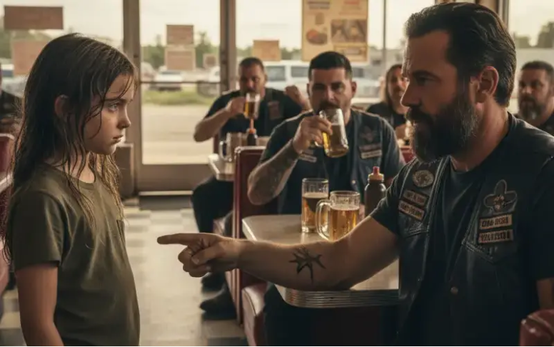 When a Ghost’s Daughter Walks Into a Biker Diner: The Moment Everything Changed