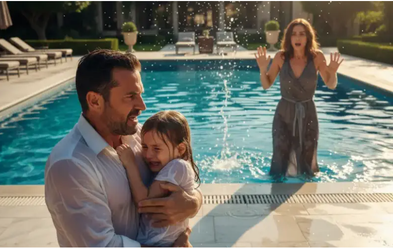 When Luxury Becomes a Prison: The Shocking Pool Incident That Exposed a Stepmother’s True Nature