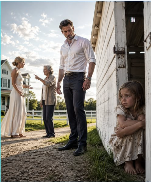 the billionaire found a little girl hiding behind his barn, then learned his own wife had stolen her home