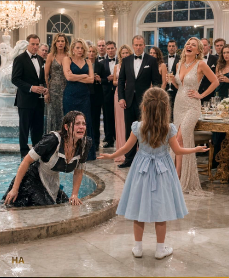 The Crime Boss’s Wife Laughed When the Maid Hit the Water... Until the Maid’s Little Girl Asked Why Sixty Adults Let Her Mommy Cry Alone