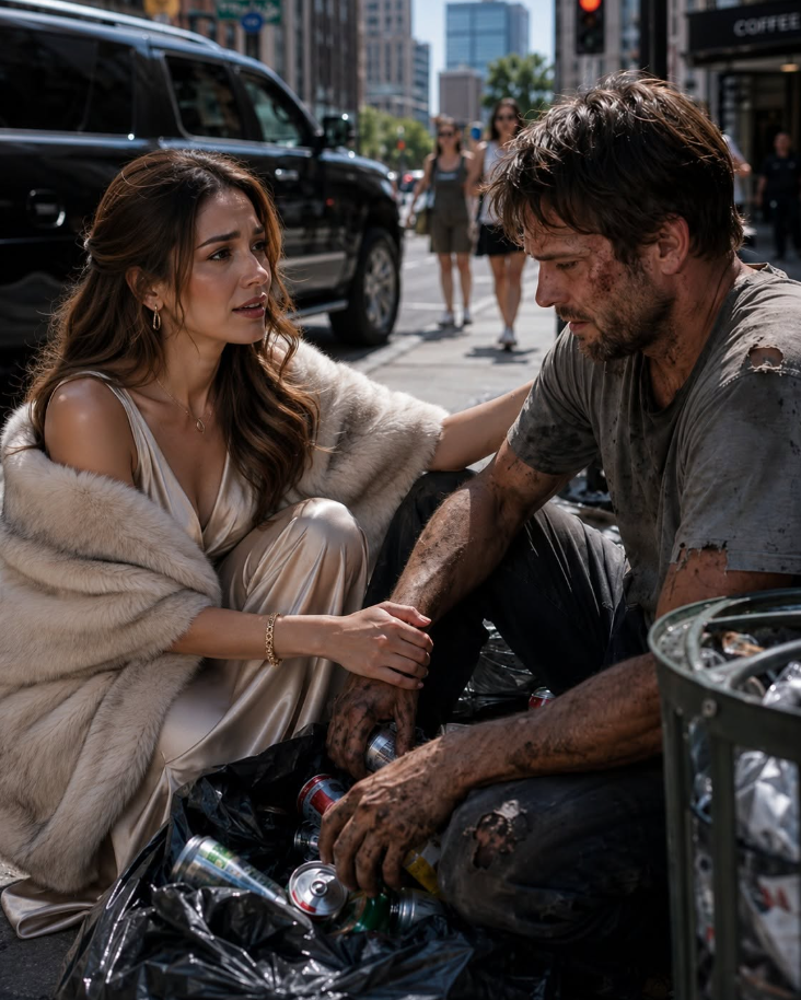 I found my ex-husband digging through trash cans on a busy street. Twenty minutes later, he looked me straight in the eyes and told me he had destroyed his own life to save mine.