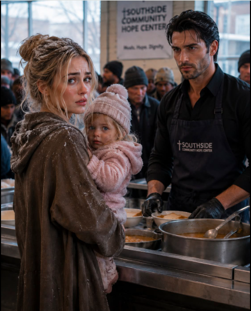 I Almost Walked Away From the Soup Line—Then the Millionaire Serving Food Turned Around and Said My Name