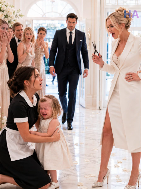 The Billionaire Came Home Early and Found His Fiancée Holding a Little Girl’s Cut Hair While the Maid Begged Everyone Not to Laugh