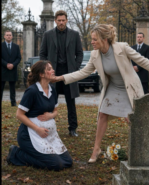 The day I dropped to my knees beside my mother’s grave with blood on my tongue and my unborn baby under my palm, the senator’s daughter struck me so hard the sky burst white. She believed I was pregnant with her husband’s child. She did not know the baby’s father was the one man in Boston who could make important people vanish with one phone call.