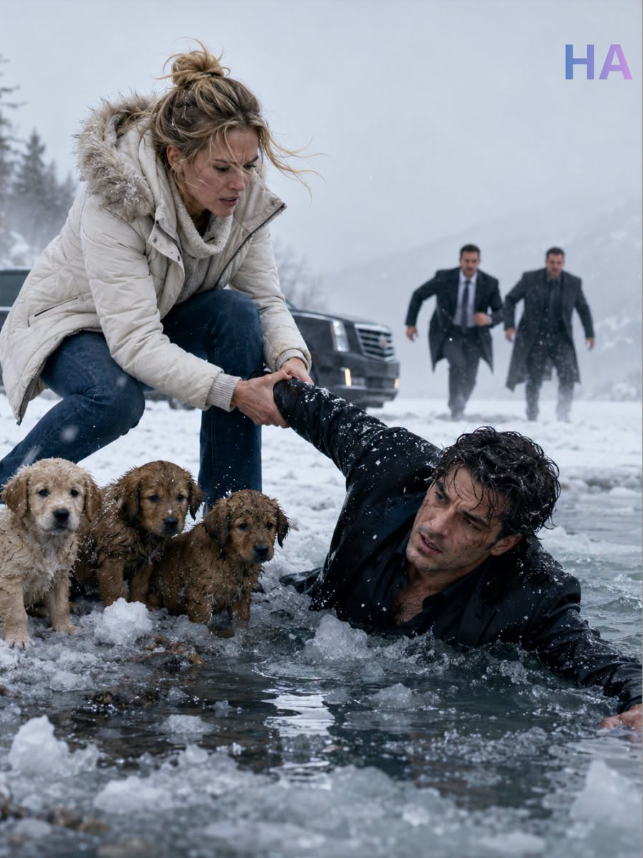 The single mother who pulled three puppies from an icy lake never knew the wounded stranger she saved would bring a criminal empire to her door