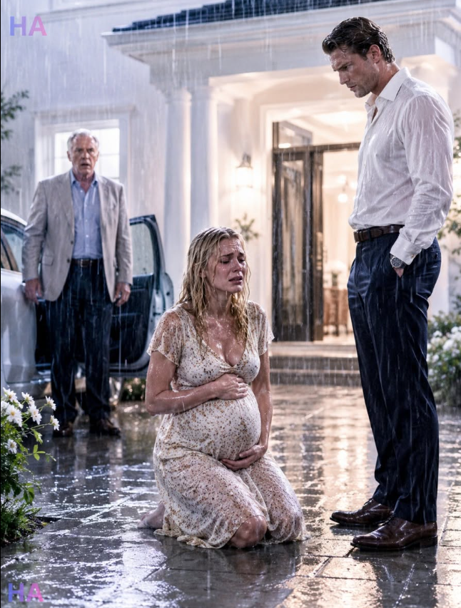 At eight o’clock on a Friday night, I found my pregnant daughter kneeling in the rain behind her husband’s house.