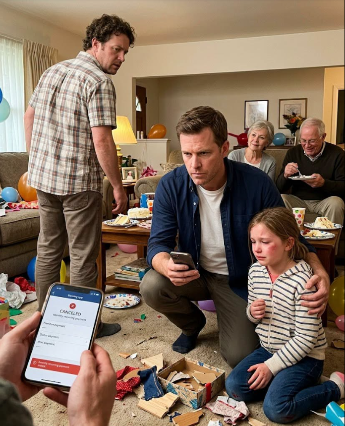 My younger brother lifted the gift my daughter made for him, curled his lip, and said, 'Cheap little trash.' Then he threw it back into her face at his own birthday party. My parents smiled. I didn’t argue. I canceled the money, took back the BMW, and told him, 'From now on, you’re on your own.' He thought I was bluffing.