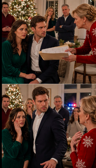 The moment my wife touched the red mark on her cheek, my mother whispered, “Now maybe she’ll learn her place.” My sister laughed. My brother raised his glass. They thought Christmas would end with me begging for peace. But while they celebrated humiliating my wife, my attorney was waiting for one message from me—and that night, I finally sent it.