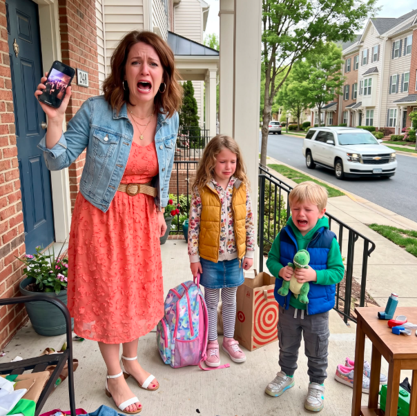 My sister dumped her two kids on my porch, snapped, “You should babysit,” and drove away before I could refuse. Hours later, I saw photos of her drinking at a party like she was child-free. So I gave her my answer in a way she never expected. The next day, she was in tears when...