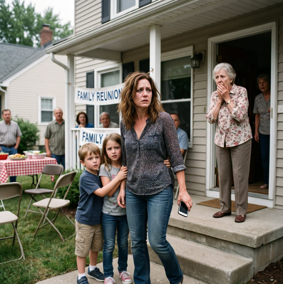 They publicly shamed her in front of her own children, then forced her to leave the family gathering. But just when they thought they had won, a single phone call revealed the truth they had kept buried for years.