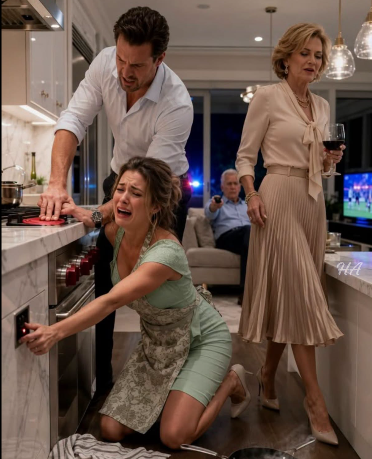 HE BURNED HER HAND OVER A STEAK… BUT HE NEVER SAW THE HIDDEN BLUE LIGHT THAT WAS ABOUT TO DESTROY HIS WHOLE FAMILY