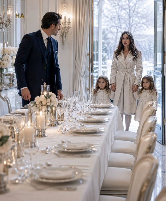 He Reserved Twelve Seats for Ghosts... Then the Woman Who Ruined Him Walked In With Two Little Girls Who Had His Eyes