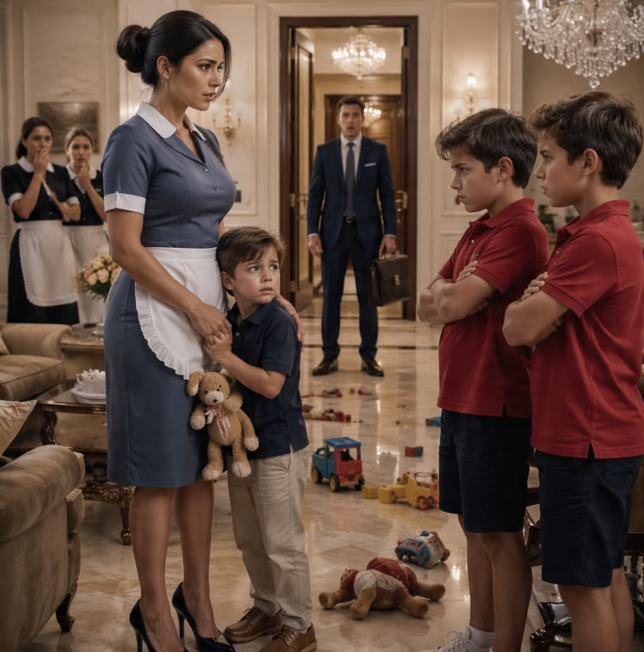I WALKED INTO A BILLIONAIRE'S BROKEN MANSION WITH MY LITTLE SON—THEN HIS TWIN BOYS HANDED ME A TEST THEIR FATHER HAD FAILED FOR YEARS.dd