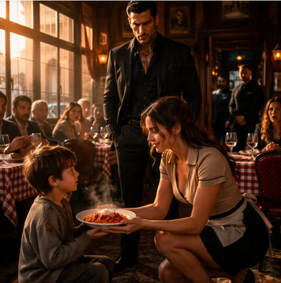 I TOOK A HUNGRY BOY HOME FOR ONE NIGHT — BY MORNING, A QUIET STRANGER AT MY DOOR KNEW MY NAME