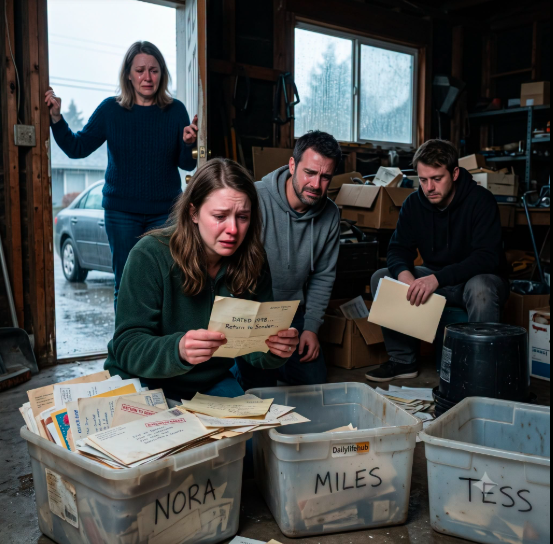 My sister spent twenty-six years telling us our father threw us away — but the letters in his garage told a different story.