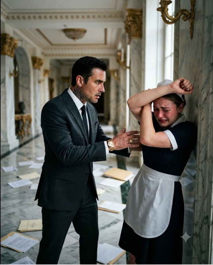 The Mafia Boss Reached for Her Shoulder—She Covered Her Head Instead, Revealing a Dark Secret