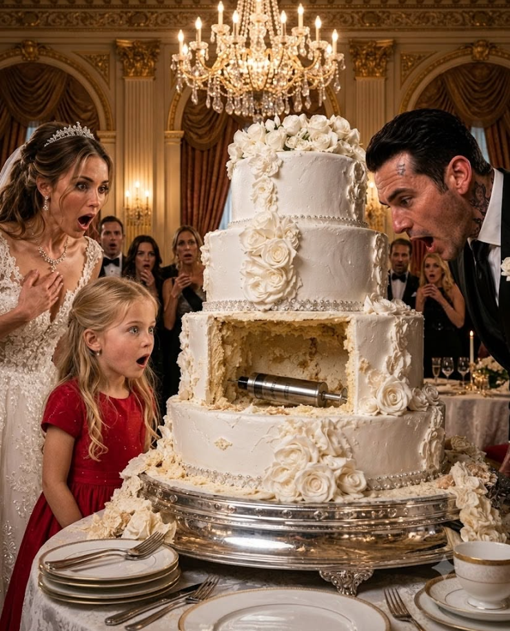 The Maid’s Little Girl Destroyed the Mafia Wedding Cake — What She Found Inside Shocked Everyone