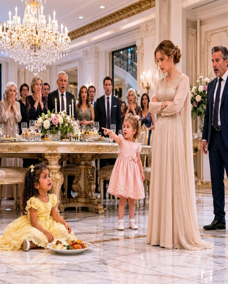 The Billionaire’s Fiancée Forced the Maid’s Toddler to Eat on the Floor — Until His Daughter Exposed