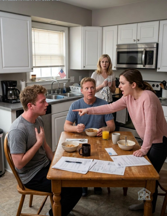At breakfast, my sister demanded my credit card as if it already belonged to her, and when I refused, she flung hot coffee across my face, told me to get out of my parents’ house, and six weeks later—after I had driven back to Fort Carson with a burn on my cheek and fraud alerts attached to every credit bureau—my phone lit up with the kind of message people only send when they finally realize you had been the one thing keeping them from disaster.