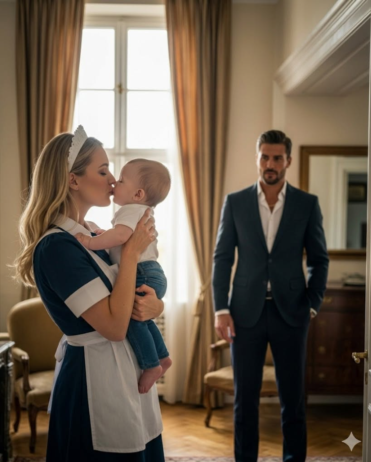 The Mafia Boss's Son Spat At All The Nannies, But Kissed This Maid