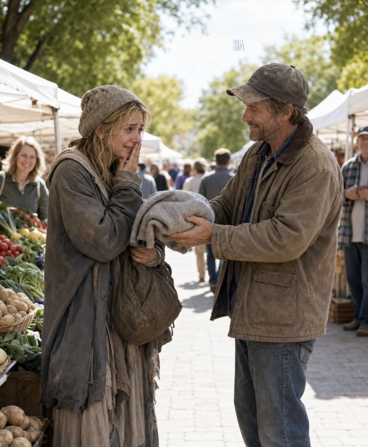 A billionaire heiress dressed like a homeless woman to test strangers’ hearts and the poorest man in the market made her cry